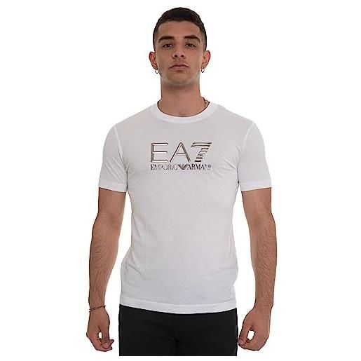 Emporio Armani ea7 t-shirt lux identity in cotone pima (white) xl