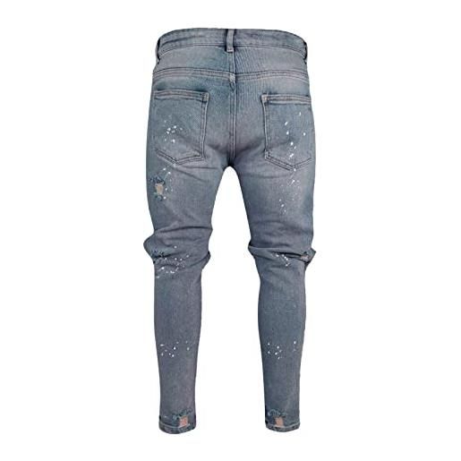ADMAY 2023 casual pantaloncini estivi da uomo da jogging slim jeans high paint fashion men's street pants strappato slim pantaloni men's pantaloni pantalone velluto