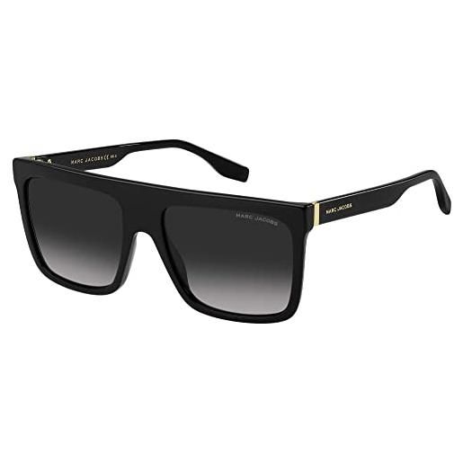 Marc Jacobs marc 639/s 807/9o black sunglasses unisex acetate, standard, 57 occhiali, donna
