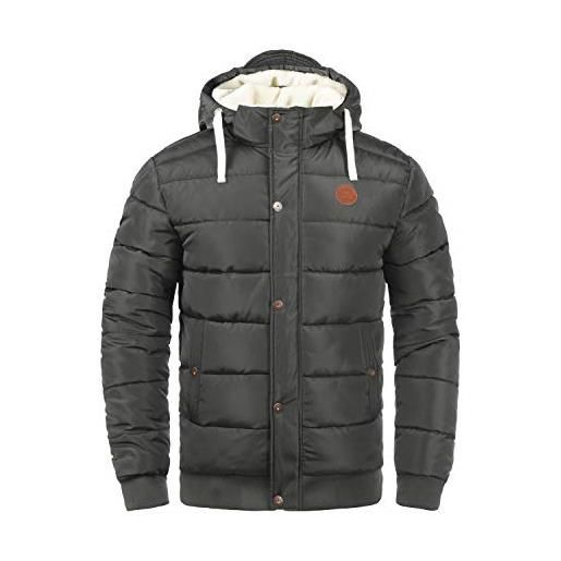 b BLEND blend frederico giacca invernale giaccone all'esterna con fodera d'orsacchiotto da uomo con cappuccio, taglia: m, colore: ivy green (77086)