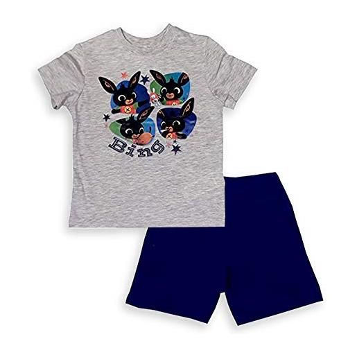 SUN CITY t-shirt e pantaloncini bambino bing se7490.106 abbigliamento estivo (4 anni / 104 cm, grigio)