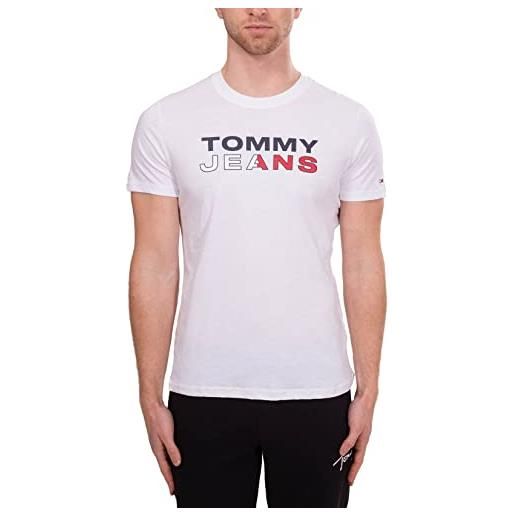 Tommy Jeans - t-shirt uomo con stampa logo - taglia s