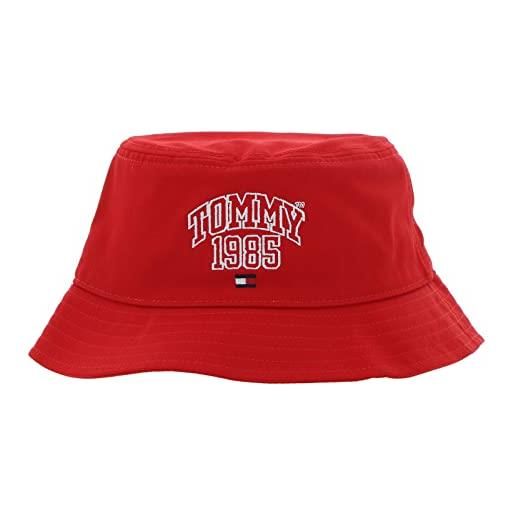 Tommy Hilfiger tommy varsity bucket hat s/m deep crimson, deep crimson, s/m