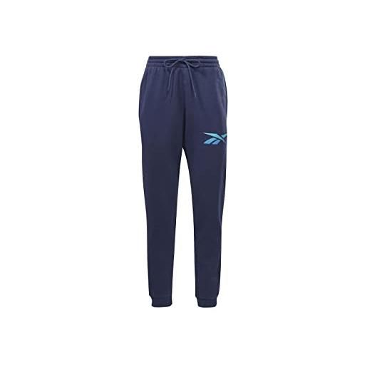 Reebok ri logo jogger pantalone, blu (vecnav), xl uomo