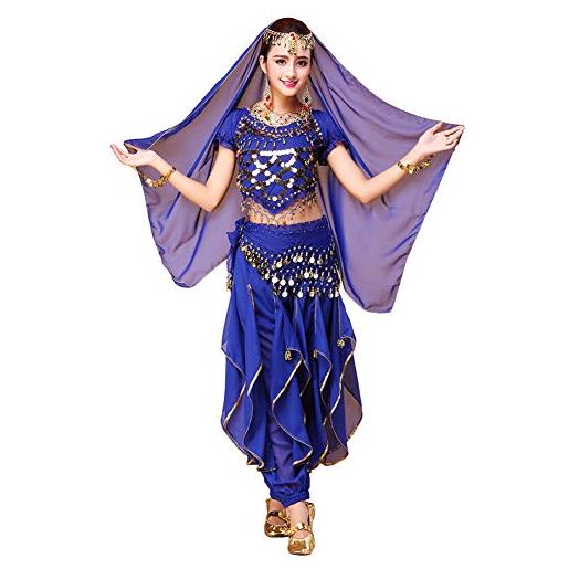 oneforus donne danza del ventre costume, halloween carnevale danza indiana palcoscenico performance danza outfit tuta