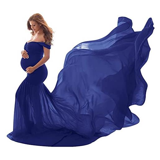 shownicer abito da gravidanza fotografia abito donna incinta shooting foto abbigliamento maternità a rosso taglia unica
