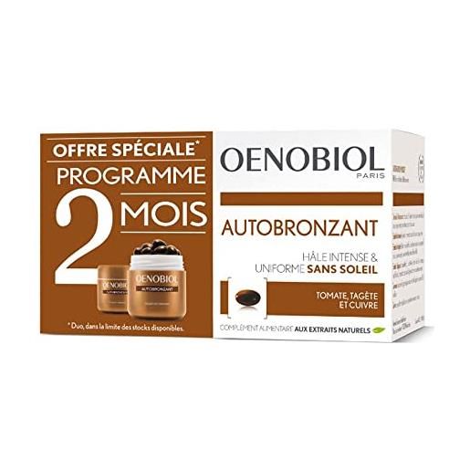 Oenobiol autoabbronzante abbronzante abbronzante uniforme e luminosa senza sole - set di 2 scatole by Oenobiol