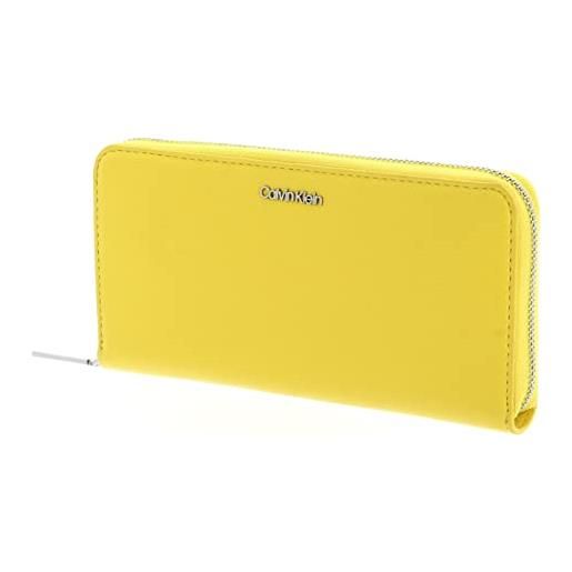 Calvin Klein ck must zip around wallet l magnetic yellow