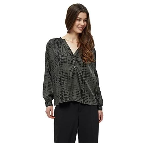 Peppercorn gillian blouse 1, camicia, donna, multicolore (3655p beluga green print), xxl