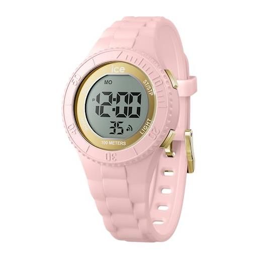 Ice-watch - ice digit pink lady gold - orologio rosa da bambine con cinturino in plastica - 021608 (small)
