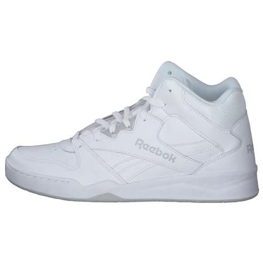 Reebok royal bb4500 hi2, sneaker uomo, white/lgh solid grey, 41 eu