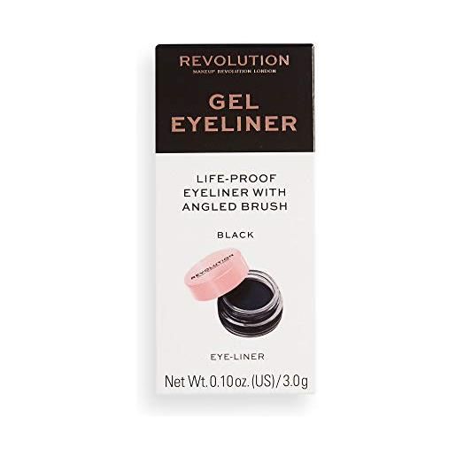 Makeup Revolution London revolution gel eyeliner pot with brush