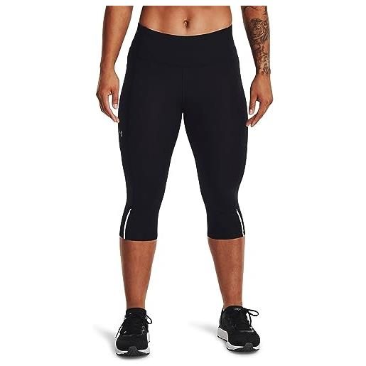 Under Armour fly fast 3.0 speed capri bottoms warmup, verde barocco, s donna