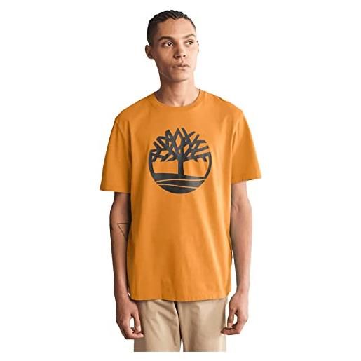 Timberland kbec river tree tee t-shirt, zaffiro scuro, m uomo