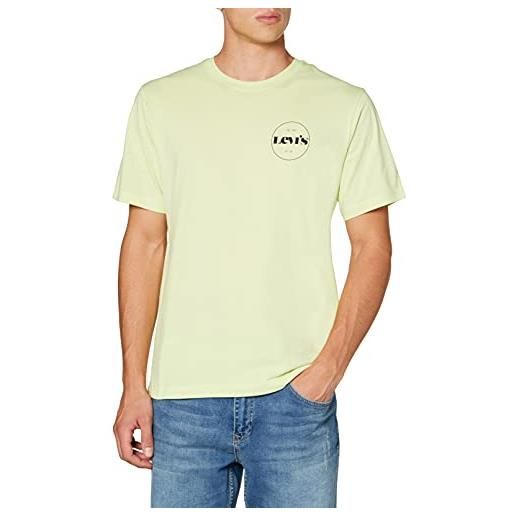 Levi's ss relaxed fit tee t-shirt uomo 16143 0121 shadow lime (xl)