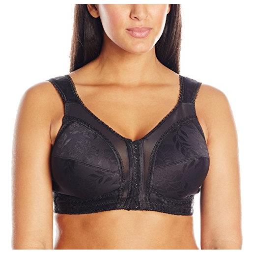 Playtex women's front-close bra, black, 40d