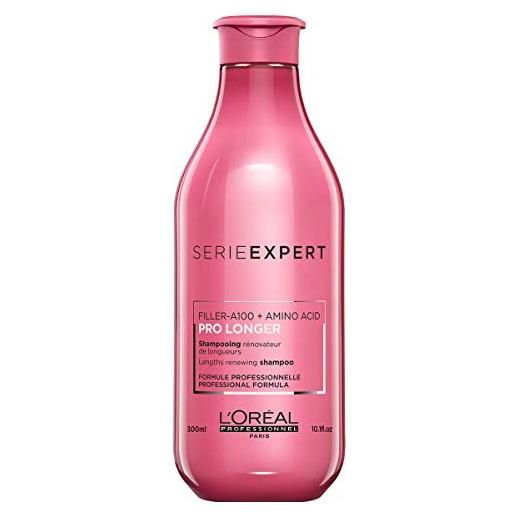 L'Oréal Professionnel Paris - serie expert prolonger shampoo professionale per capelli lunghi, riduzione doppie punte, rafforzamento lunghezze, con amminoacido e molecola filler a-100, 300 millilitro