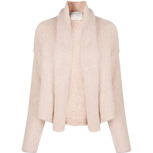 Forte Forte cardigan traforato - rosa