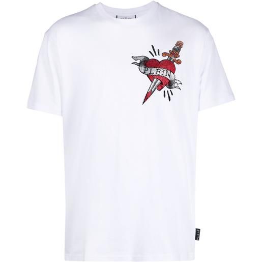 Philipp Plein t-shirt con stampa - bianco