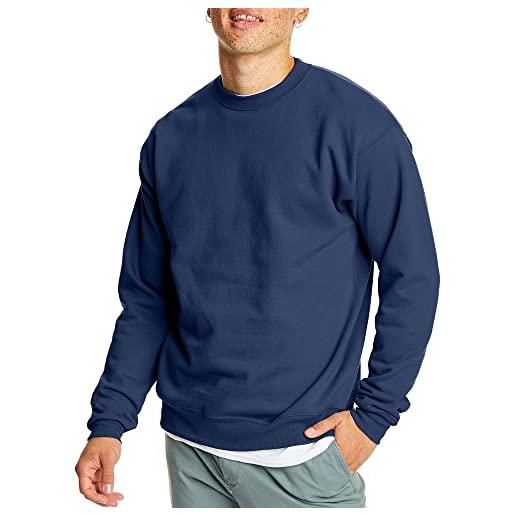 Hanes - felpa unisex rosso scuro s