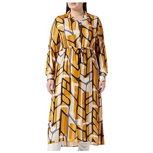 Sisley vestito 4q12lv02o, multicolore 75c, 40 donna