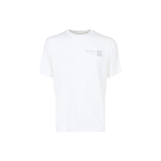 RefrigiWear t-shirt blanco cotone tinta unita