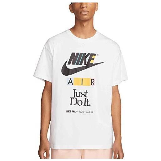 Nike t-shirt da uomo sportswear max90 bianca taglia m cod fb9778-100