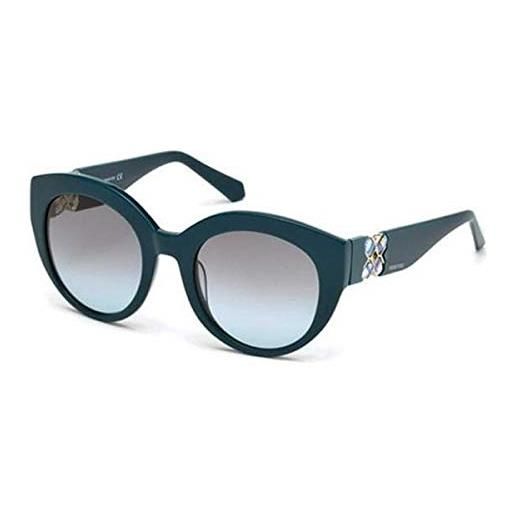 Swarovski sunglasses sk0056 92w occhiali da sole, blu (blau), 61 donna