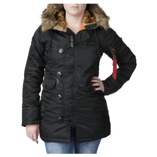 Alpha industries n3b vf 59 giacca invernale da donna black