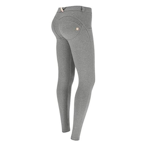 FREDDY - pantalone wr. Up® super skinny vita e lunghezza regular, grigio, large