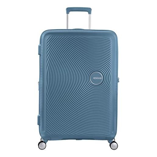 American Tourister valigia american tourister serie soundbox colstblu cm 77 x 28 peso 4,2 kg, leggera, blu chiaro