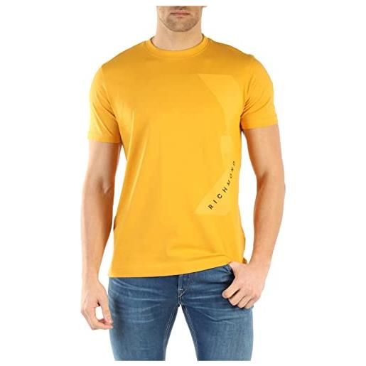 John Richmond t-shirt manica corta da uomo marchio, modello samyb ump23159ts, realizzato in cotone. L giallo