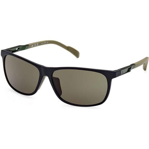 adidas Originals occhiali da sole adidas originals neri forma rettangolare sp00616202n