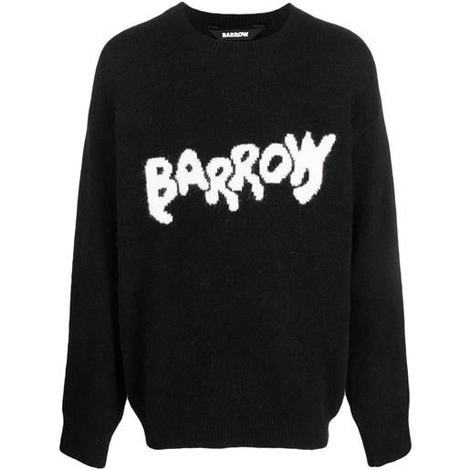 BARROW maglione con logo - nero