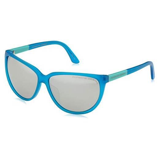 Porsche design sonnenbrille p8588 e 61 13 135 occhiali da sole, blu (blau), 61.0 donna