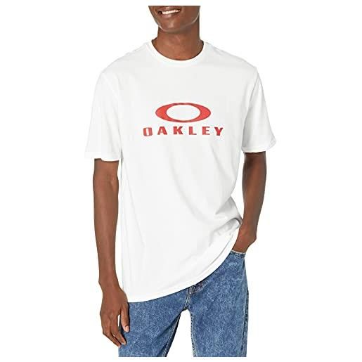 Oakley o bark 2.0 tee t-shirt, bianco, xs uomo