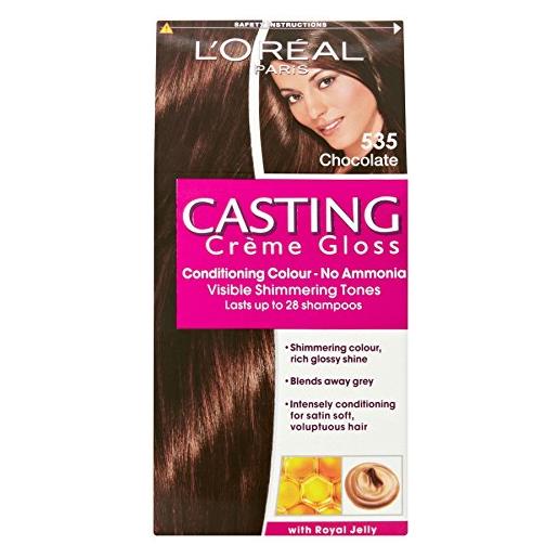 L'ORÉAL l'oreal paris casting creme gloss condizionato colore 535 cioccolato 3 x