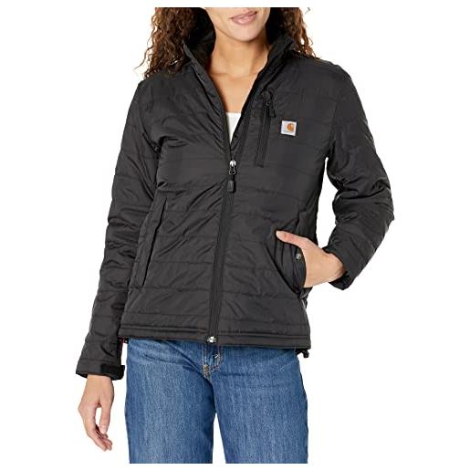 Carhartt giacca impermeabile rain defender®, relaxed fit, pesantezza leggera, giacca gilliam donna, nero, m