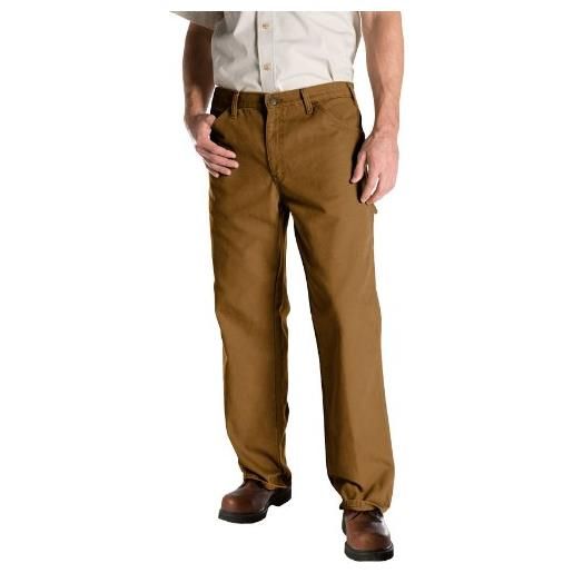 Dickies rlxdfit jean jeans, marrone (brown duck rbd), 33w x 32l uomo