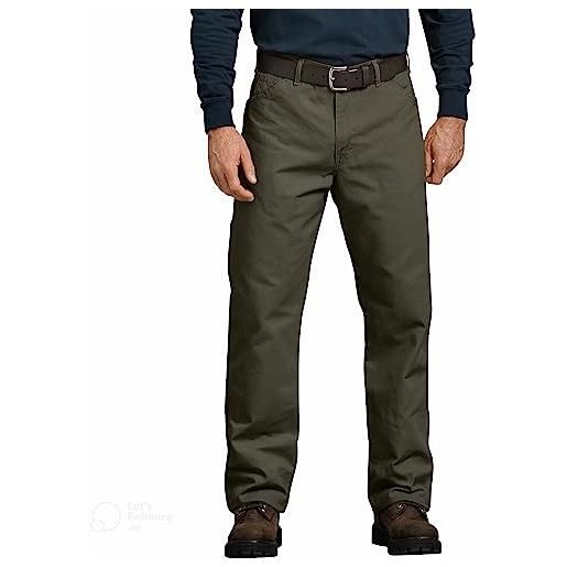 Dickies rlxdfit jean jeans, marrone (brown duck rbd), 33w x 32l uomo