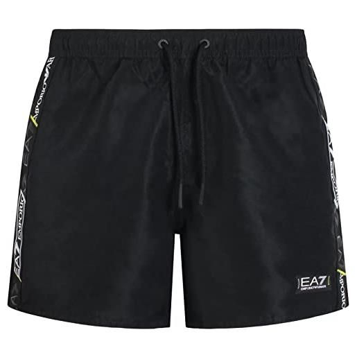 EA7 pantaloncini da bagno da uomo EA7 logo tape boxer beachwear