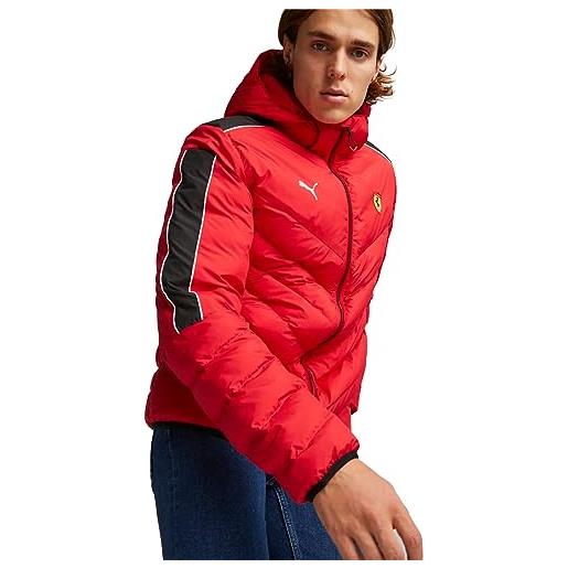 PUMA ferrari race mt7 ecolite down jacket giacca, rosso corsa, xxl uomo