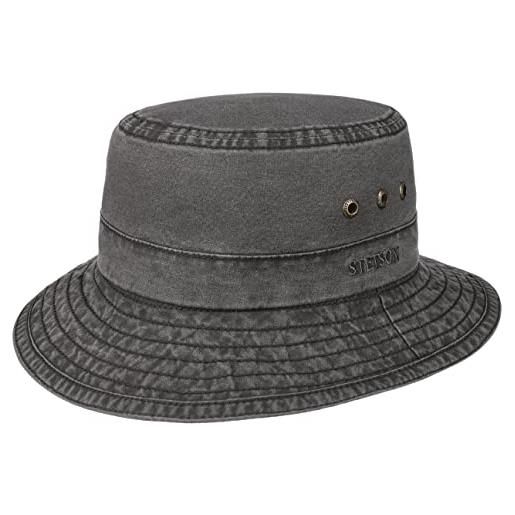 Stetson reston cappello da pescatore donna/uomo - vacanza estivo primavera/estate - xl (60-61 cm) bianco