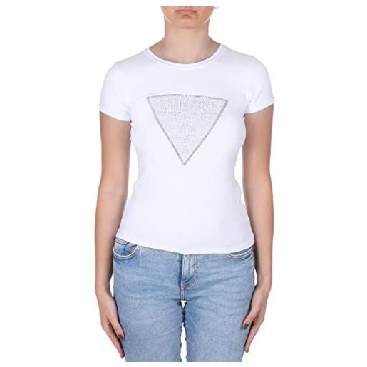 T-Shirt Guess Rosa da Donna Embellish Logo Tee W3GI40J1314