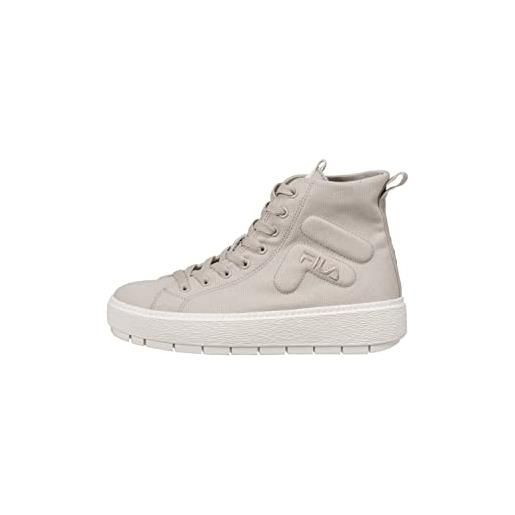 FILA potenza cl mid wmn, scarpe da ginnastica donna, oyster gray, 42 eu stretta