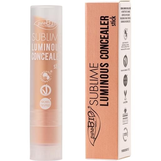 Purobio cosmetics sublime luminous concealer stick 03