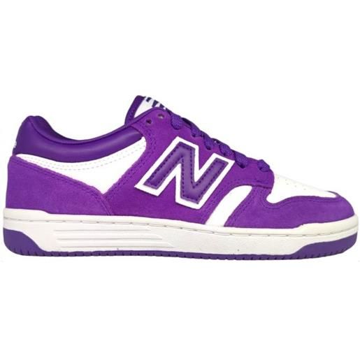 NEW BALANCE scarpe 480 donna white/purple