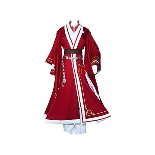 Generic anime tian guan ci fu costume cosplay giovanile hua cheng san lang cosplay robe halloween natale fancy party accessori (m)