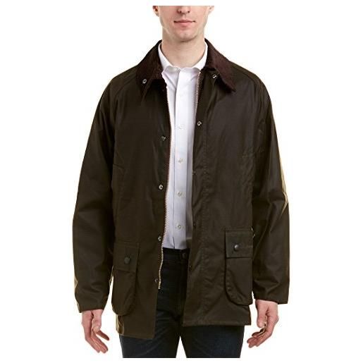 Barbour classic bedale wax jac giacca, verde (olive 000), x-large uomo