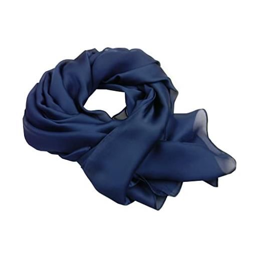 Foulard Quadrato In Raso CHLINS 70cm | Morbido E Lucido | Sciarpa Per Capelli, Collo O Borsa | Accessorio Donna - 2